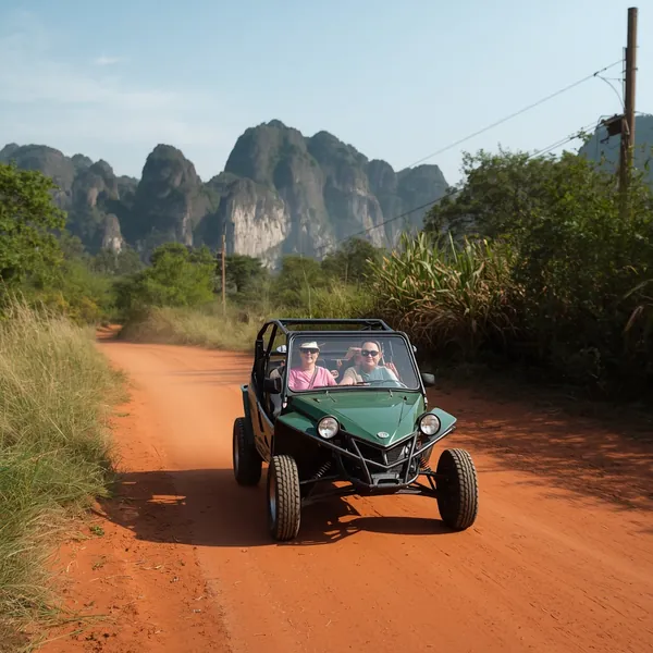 Buggy car Vang Vieng