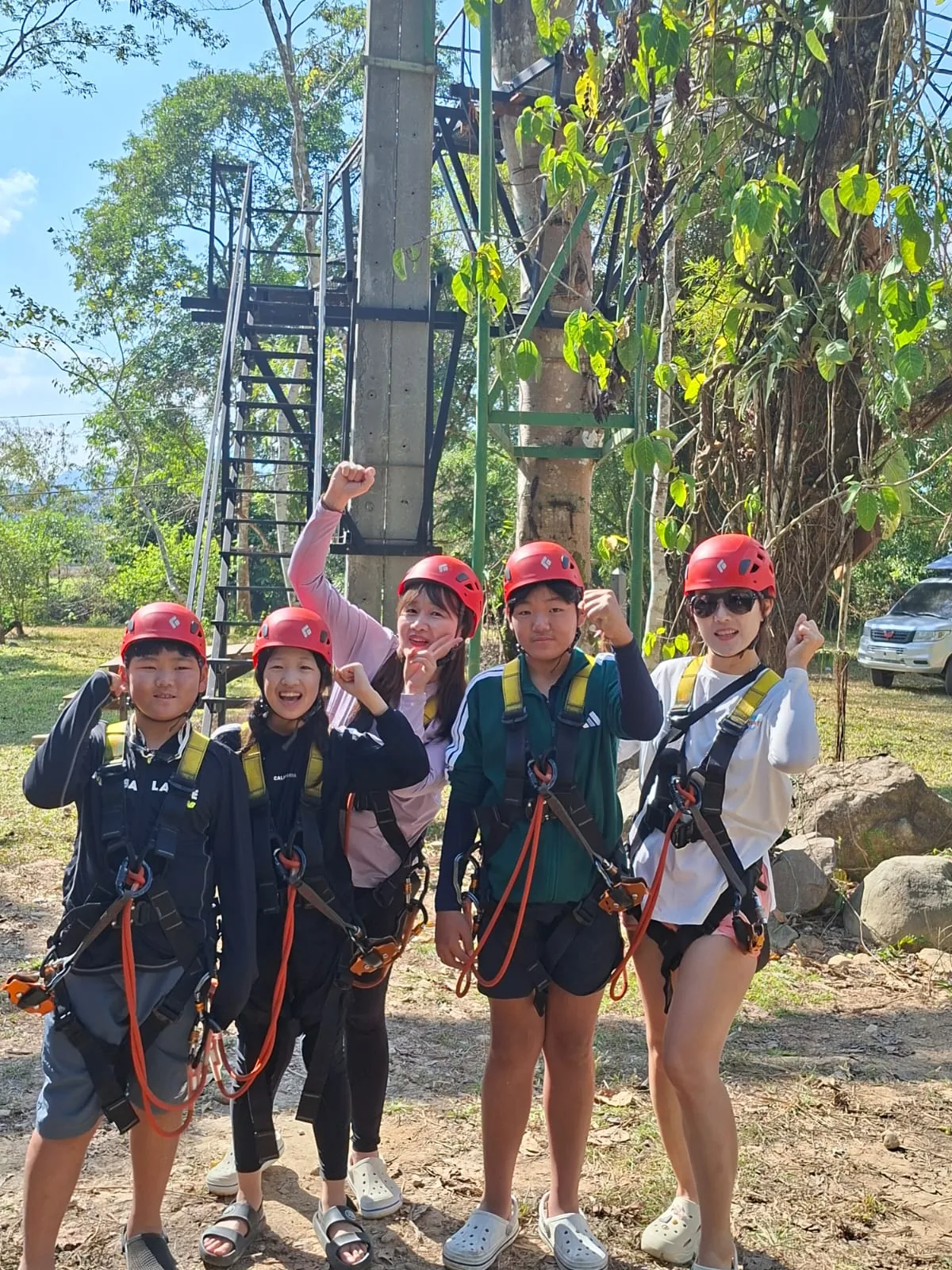 Ziplining adventure in Vang Vieng